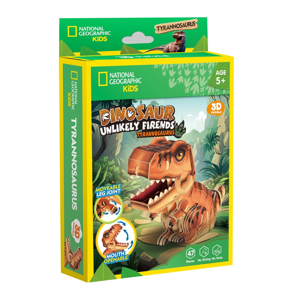 3D Puzzle - Dinosaur Unlikely Friends: T-Rex
