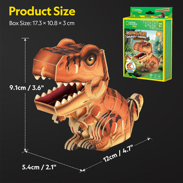 3D Puzzle - Dinosaur Unlikely Friends: T-Rex