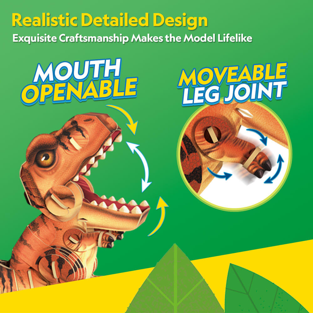 3D Puzzle - Dinosaur Unlikely Friends: T-Rex