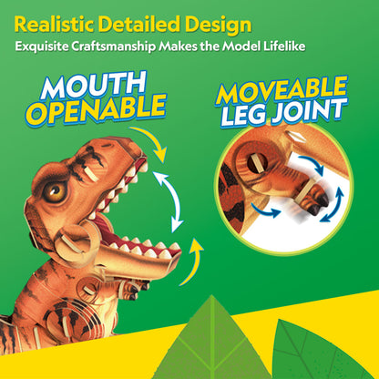 3D Puzzle - Dinosaur Unlikely Friends: T-Rex