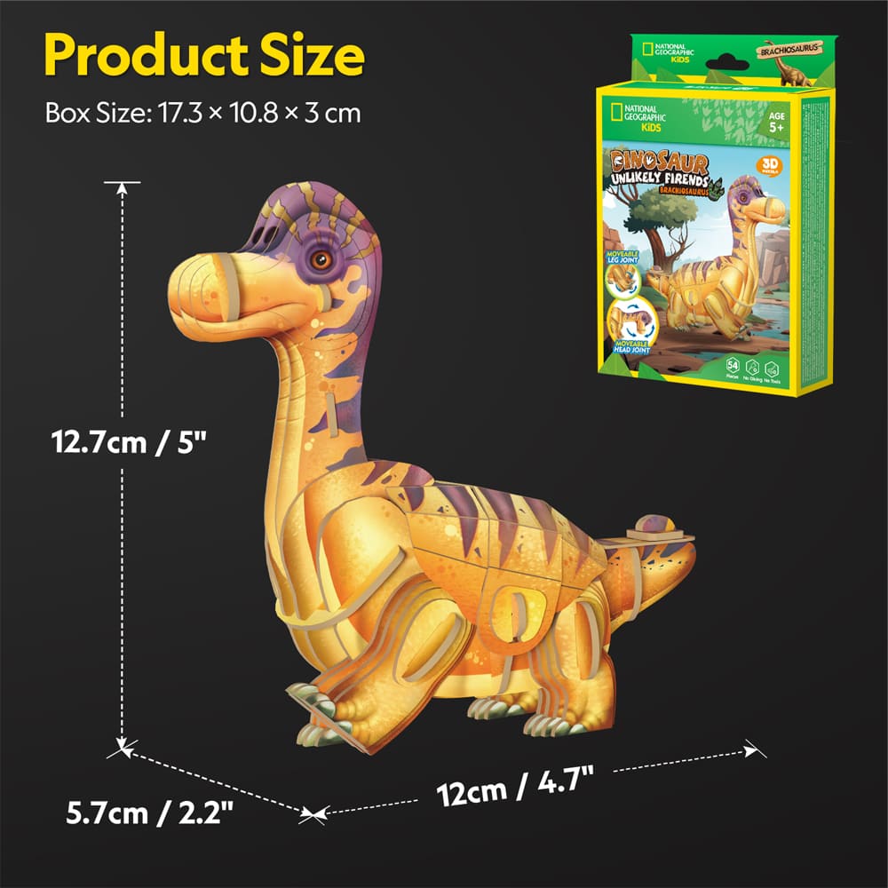 3D Puzzle - National Geographic: Brachiosaurus