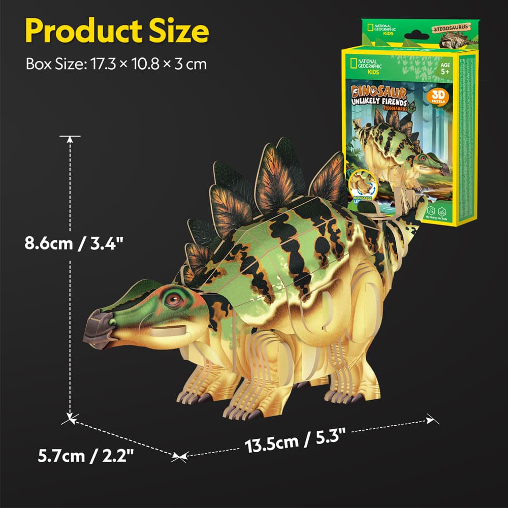 3D Puzzle - National Geographic: Stegosaurus