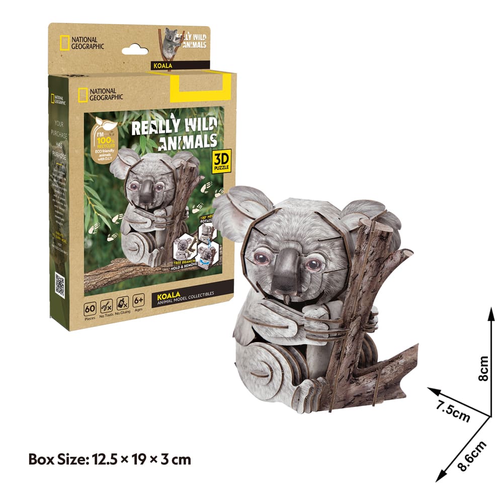 3D Puzzle - Really Wild Animals Koala