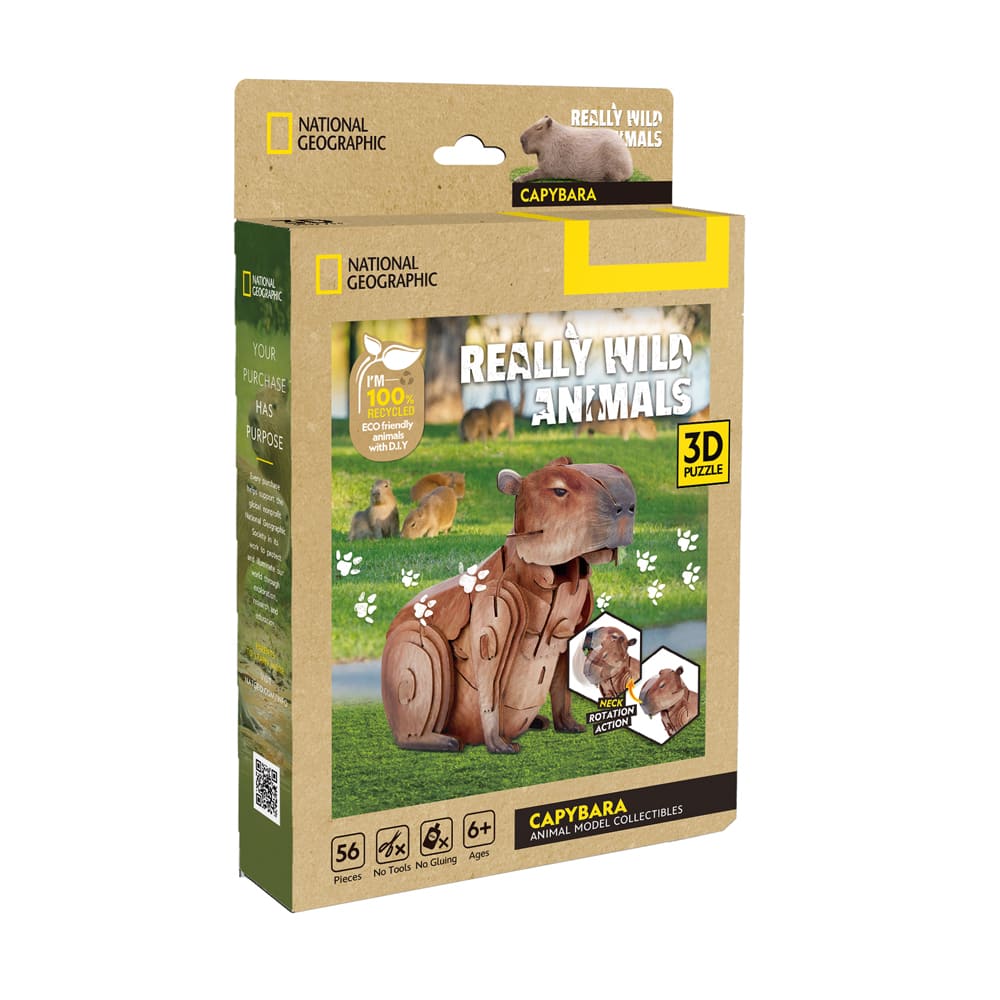 3D Puzzle - Really Wild Animals Capybara