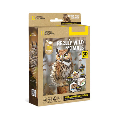 3D Puzzle - National Geographic: Eurasian Eagle-Owl