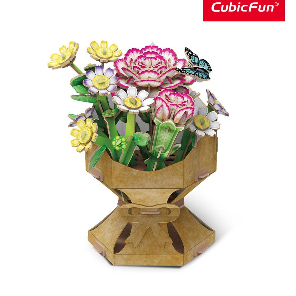 3D Puzzle - Flower Bouquet Carnation