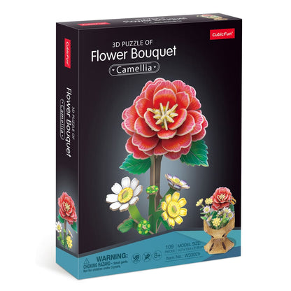 3D Puzzle - Flower Bouquet Camellia