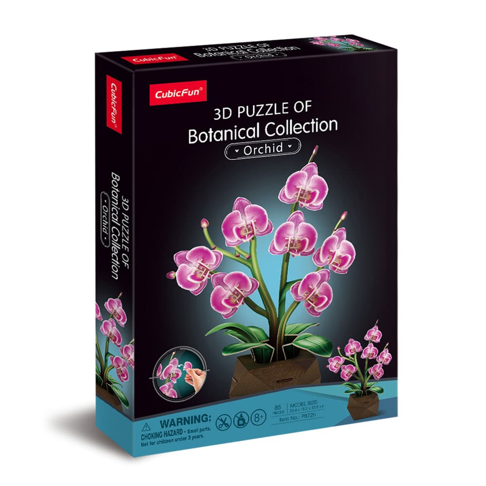 3D Puzzle - Flower Bouquet Orchids