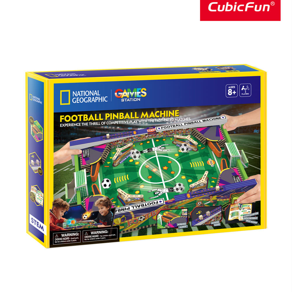 3D Puzzle - Blue Box - Football Pinball Machine
