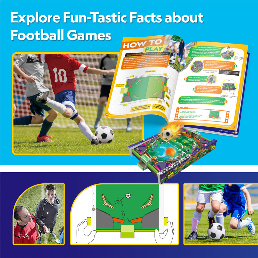 3D Puzzle - Blue Box - Football Pinball Machine