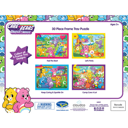 Set of Four Carebears 30pc Frame Tray Puzzle Assorted