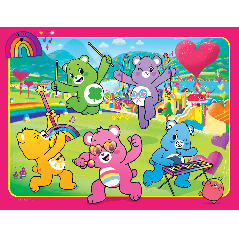 Set of Four Carebears 30pc Frame Tray Puzzle Assorted