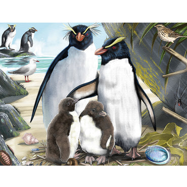 Set of Four Treasures of Aotearoa S3 96pc Frame Tray Puzzle Assorted
