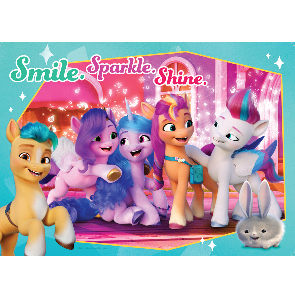 Set of Four My Little Pony 35pc Series 2 Frame Tray Puzzle Assorted