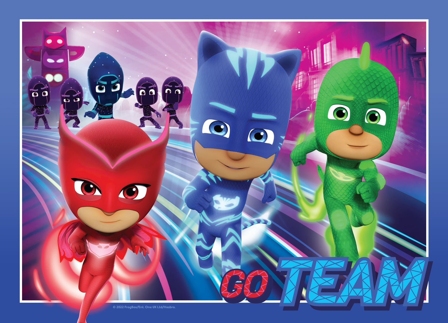 Set of Four PJ Masks S4 35pc Frame Tray Puzzle Assorted