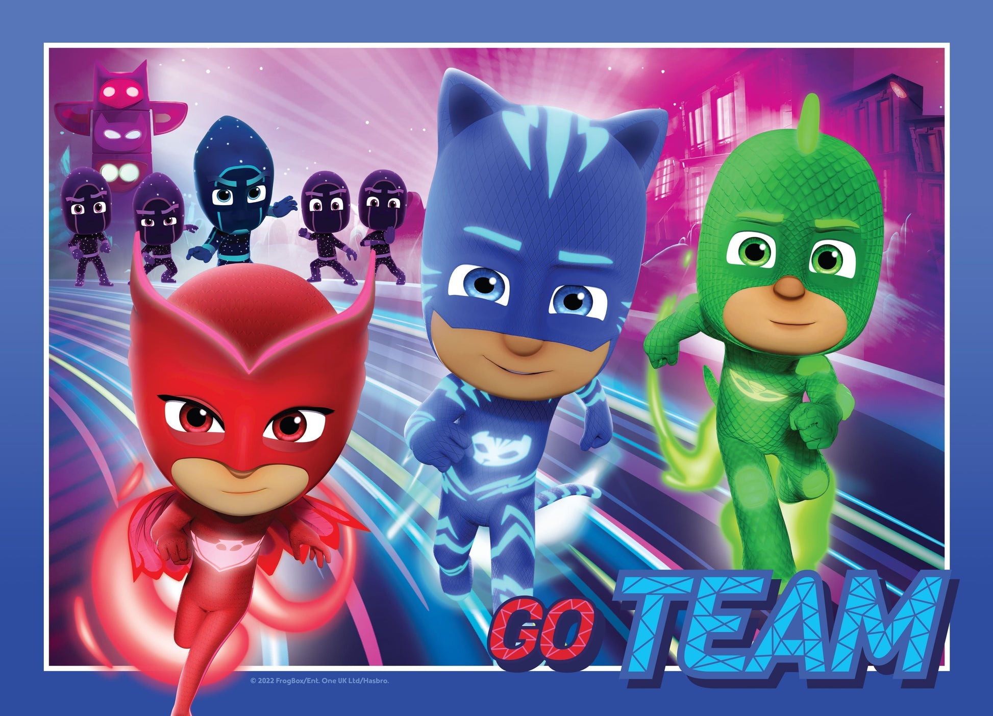 Set of Four PJ Masks S4 35pc Frame Tray Puzzle Assorted