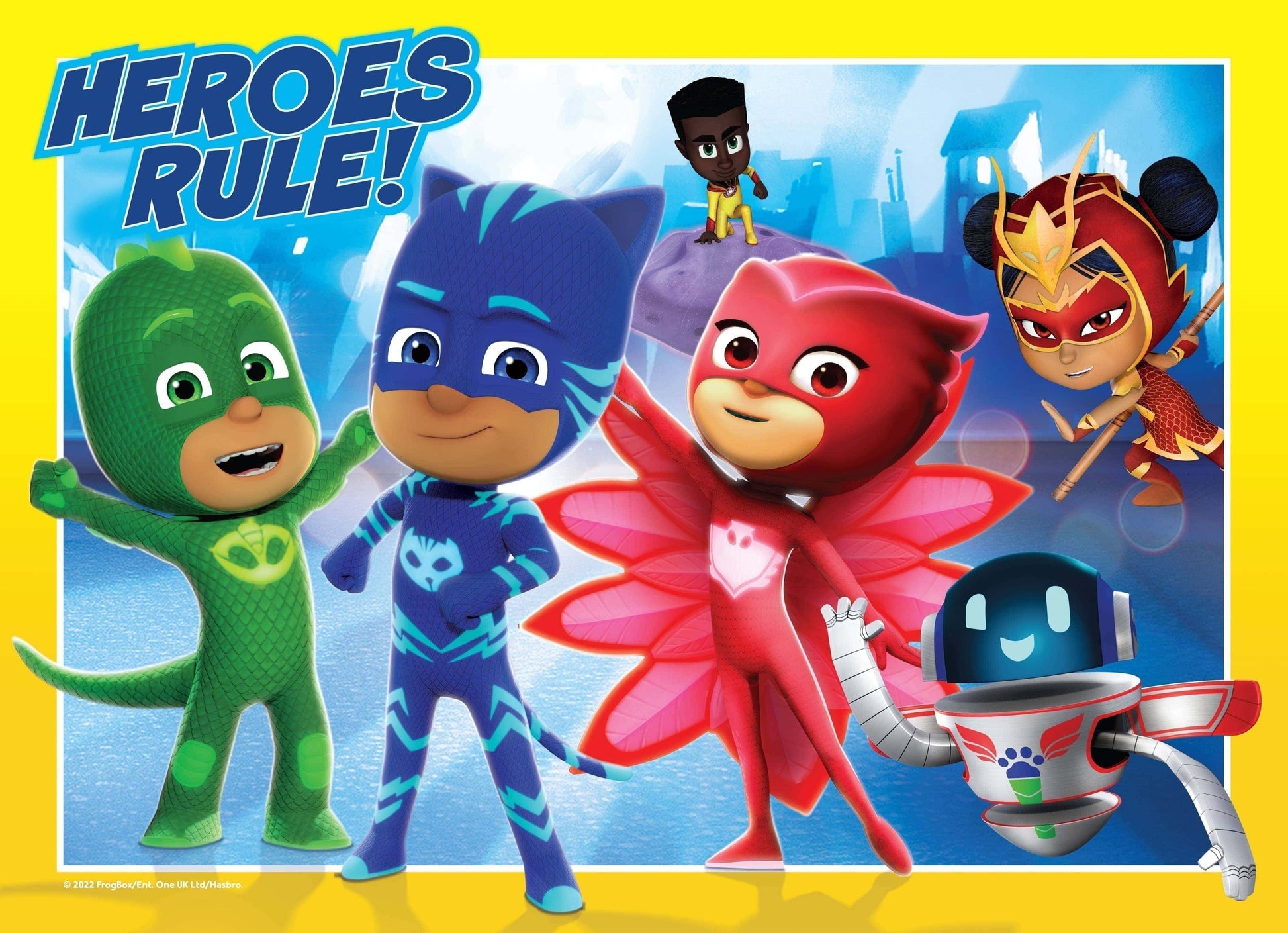 Set of Four PJ Masks S4 35pc Frame Tray Puzzle Assorted