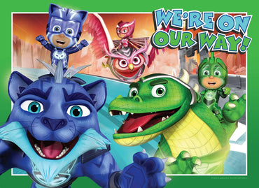 Set of Four PJ Masks S4 35pc Frame Tray Puzzle Assorted
