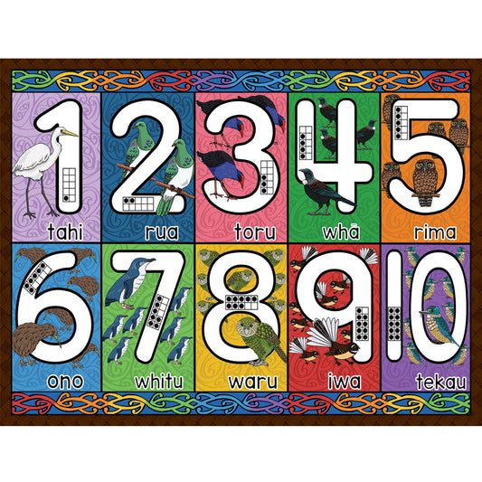 Set of Four Te Reo Maori 35pc Frame Tray Puzzle Assorted