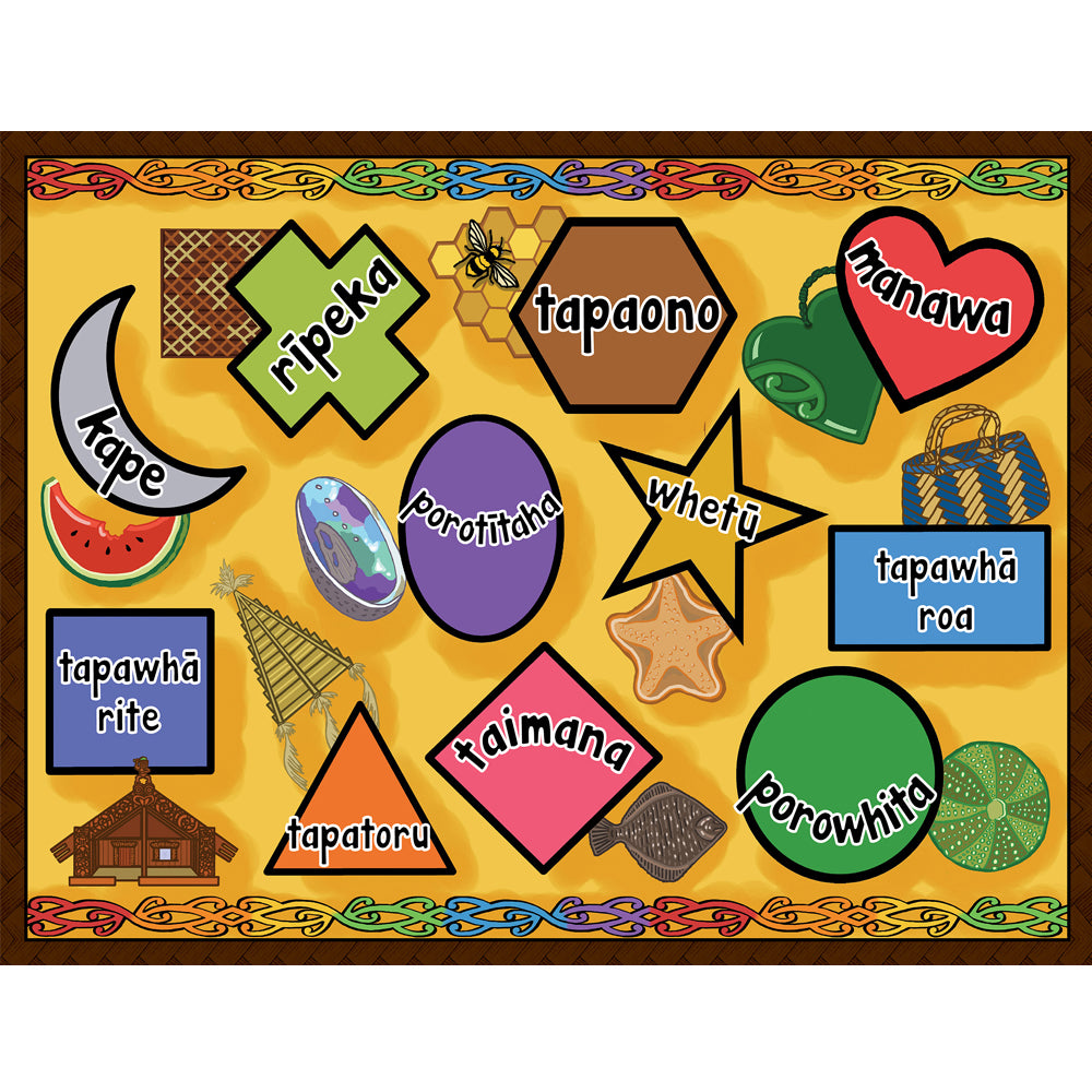 Set of Four Te Reo Maori 35pc Frame Tray Puzzle Assorted