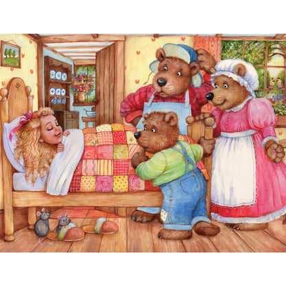 Set of Four Playtime Fun 35pc Frame Tray Puzzle Assorted