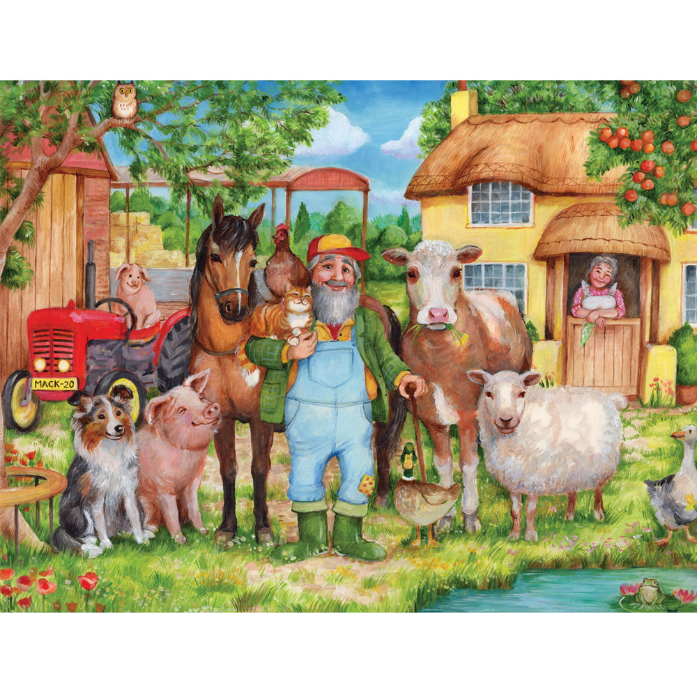 Set of Four Playtime Fun 35pc Frame Tray Puzzle Assorted
