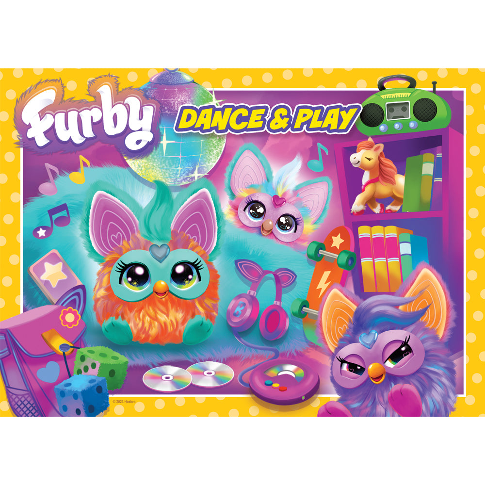 Set of Four Furby 35pc Frame Tray Puzzle Assorted