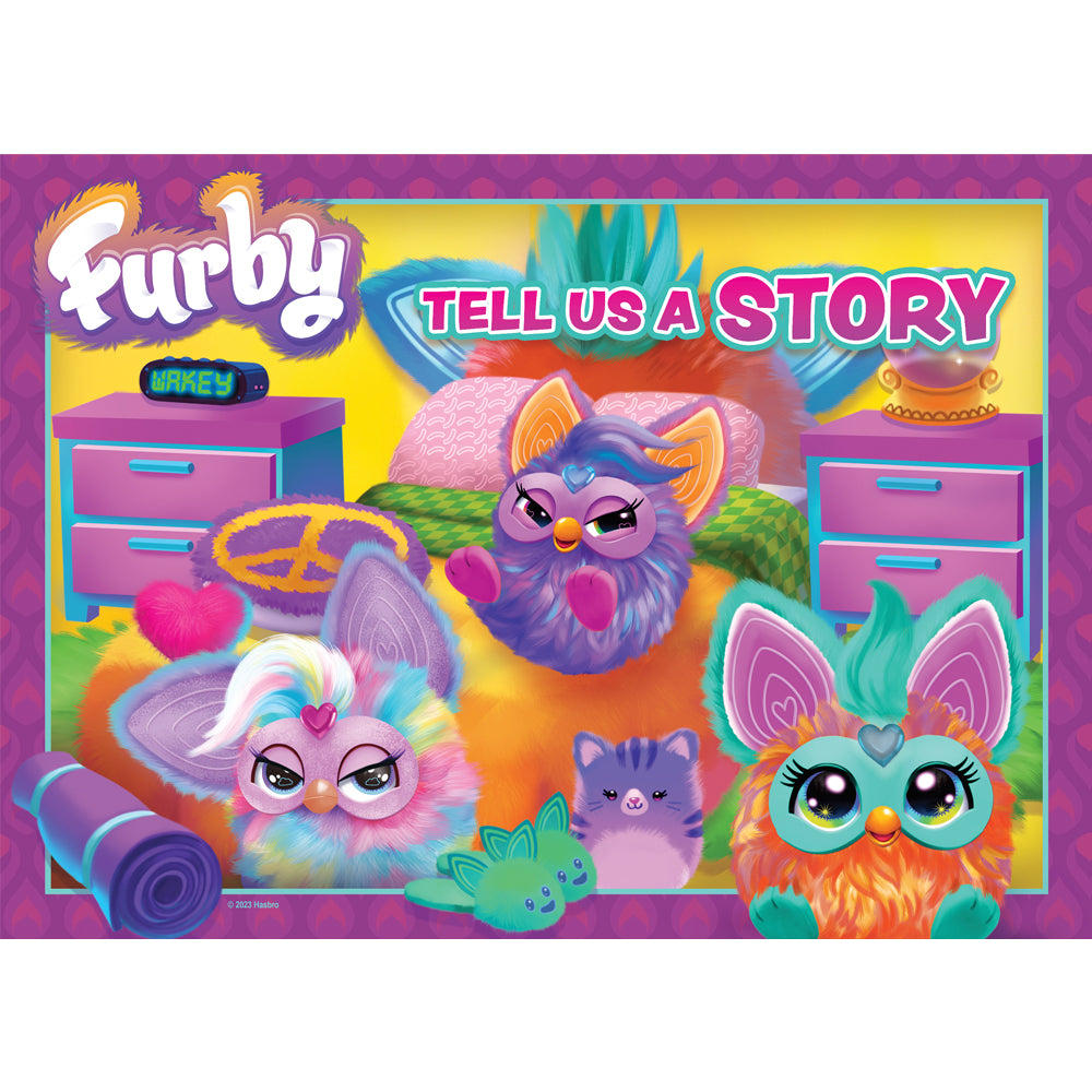 Set of Four Furby 35pc Frame Tray Puzzle Assorted