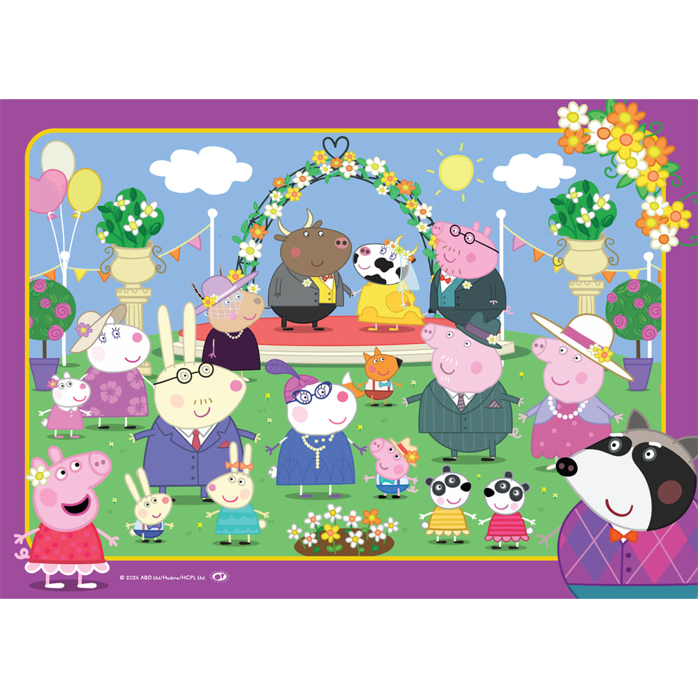Set of Four Peppa Pig Series 5 35pc Frame Tray Assorted