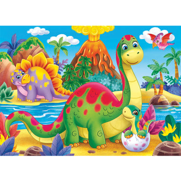 Set of Four Dinosaur Junior 35pc Frame Tray Assorted