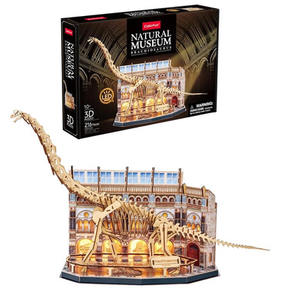 3D Puzzle - Natural Museum Branchiosaurus