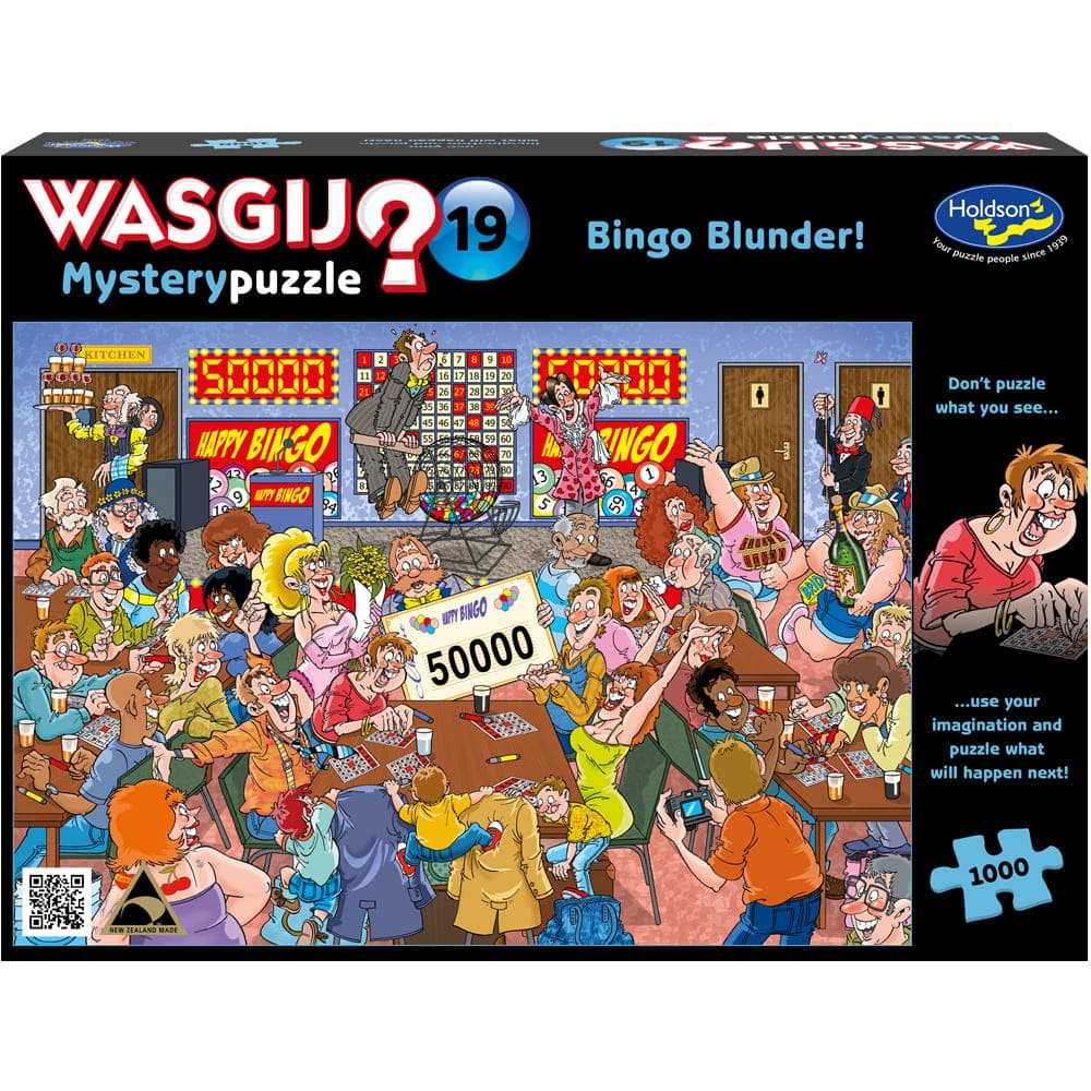 Puzzle - Holdson - Wasgij Mystery #19 Bingo Blunder - 1000pcs