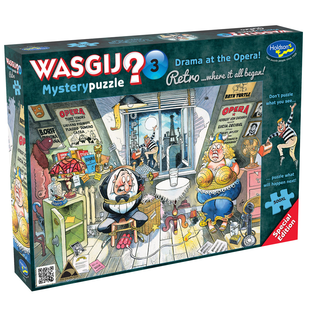 Wasgij? Retro Mystery #3 Drama at the Opera, 500XL pc