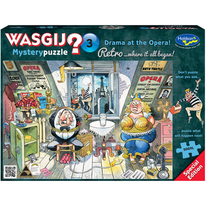 Wasgij? Retro Mystery #3 Drama at the Opera, 500XL pc
