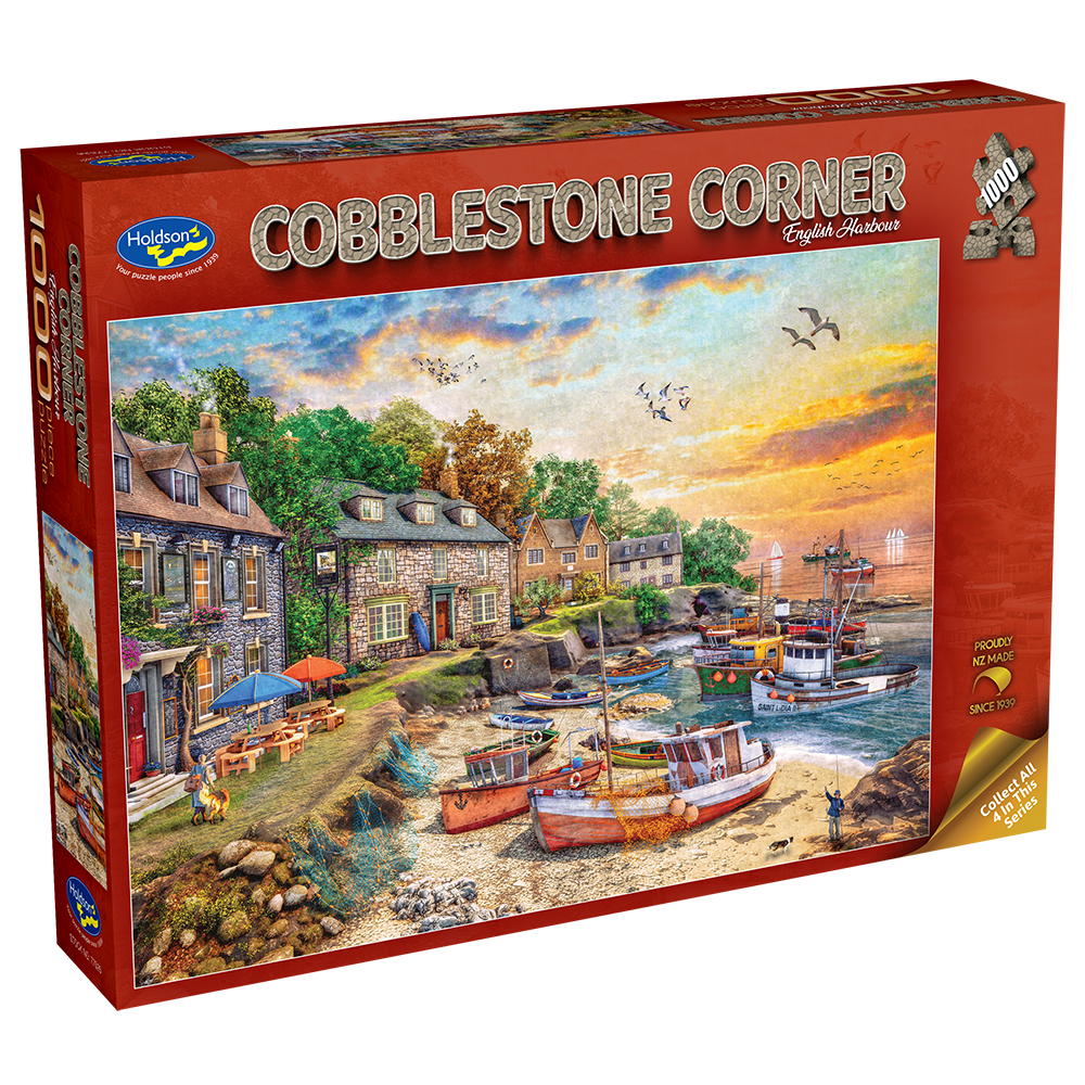 Cobblestone Corner, English Harbour, 1000pc
