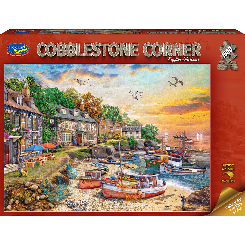 Cobblestone Corner, English Harbour, 1000pc