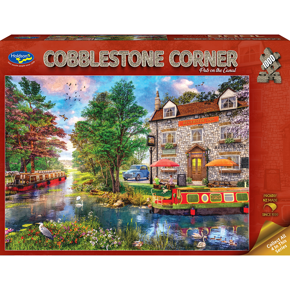 Cobblestone Corner Pub on the Canal, 1000pc