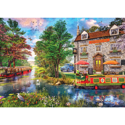 Cobblestone Corner Pub on the Canal, 1000pc