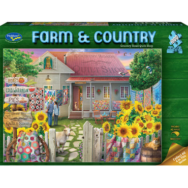 Farm & Country, Country Road Quilt Shop, 1000pc