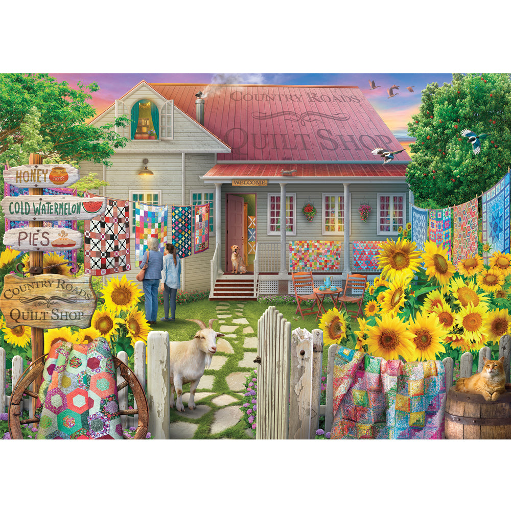Farm & Country, Country Road Quilt Shop, 1000pc