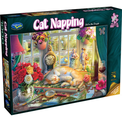 Cat Napping, Cat In The Puzzle, 1000pc
