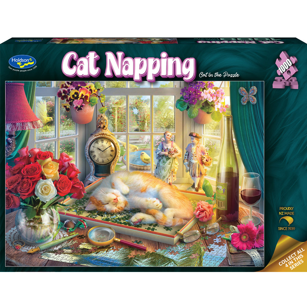 Cat Napping, Cat In The Puzzle, 1000pc