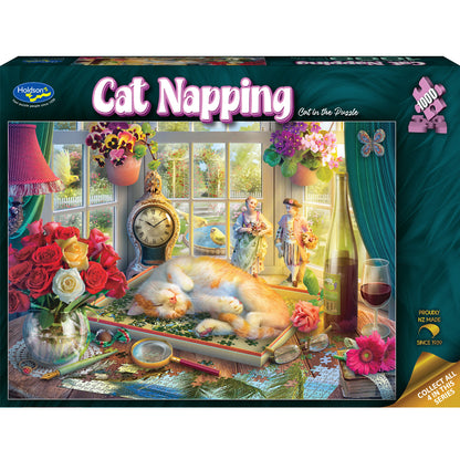 Cat Napping, Cat In The Puzzle, 1000pc