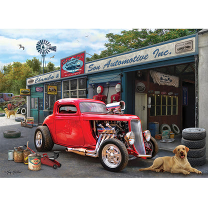 Back In Fast Lane Old School Gearheads, 1000pc
