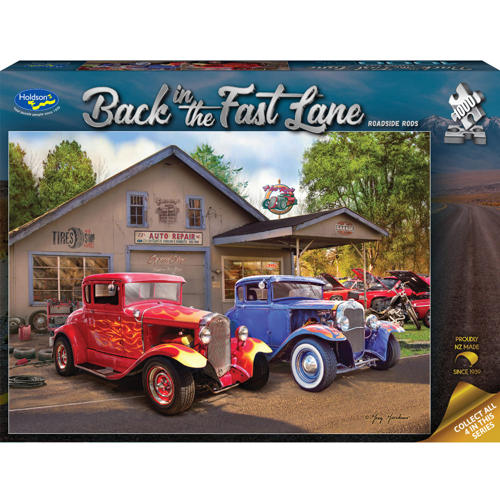 Back In Fast Lane Roadside Rods, 1000pc