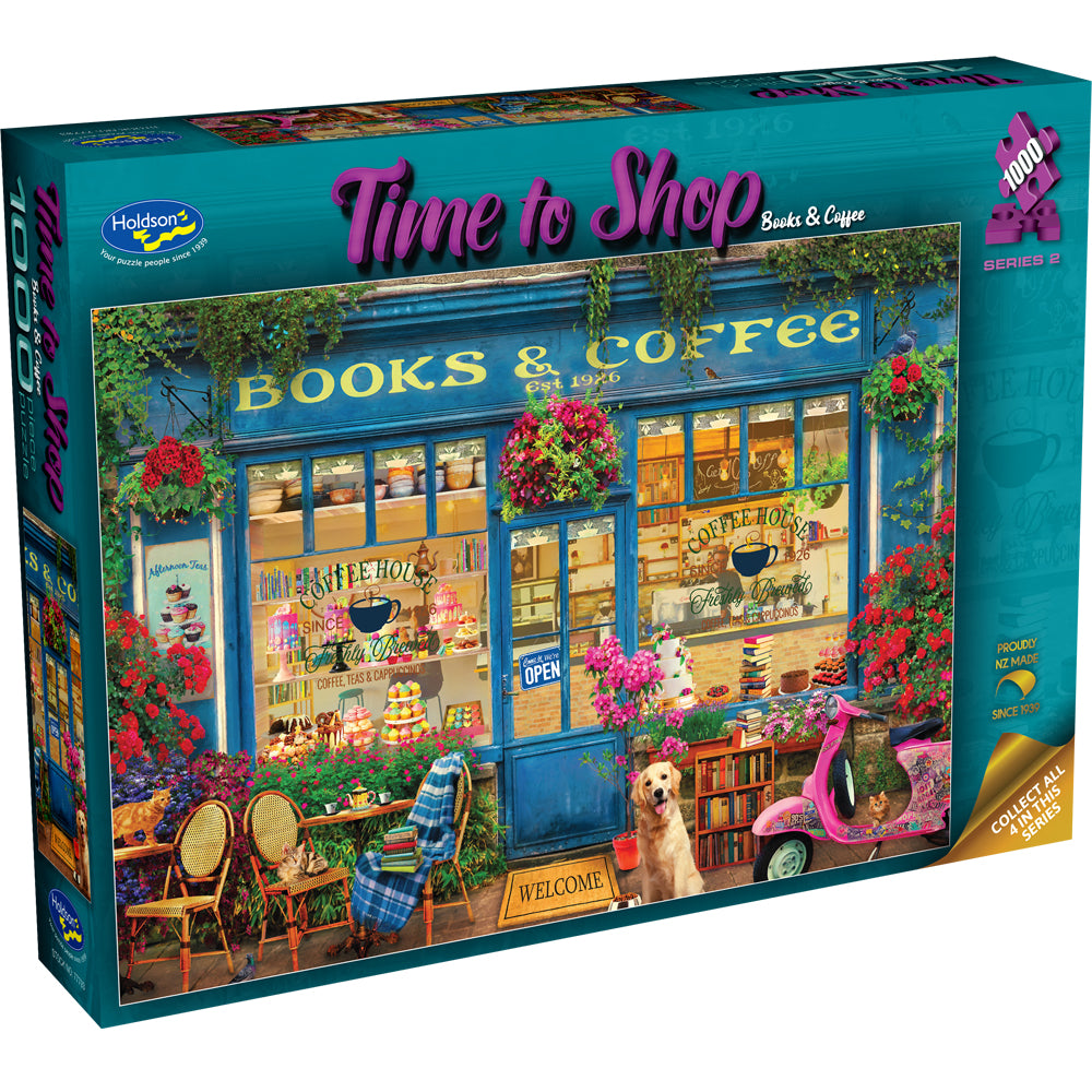 Time To Shop 2: Books & Coffee, 1000pc