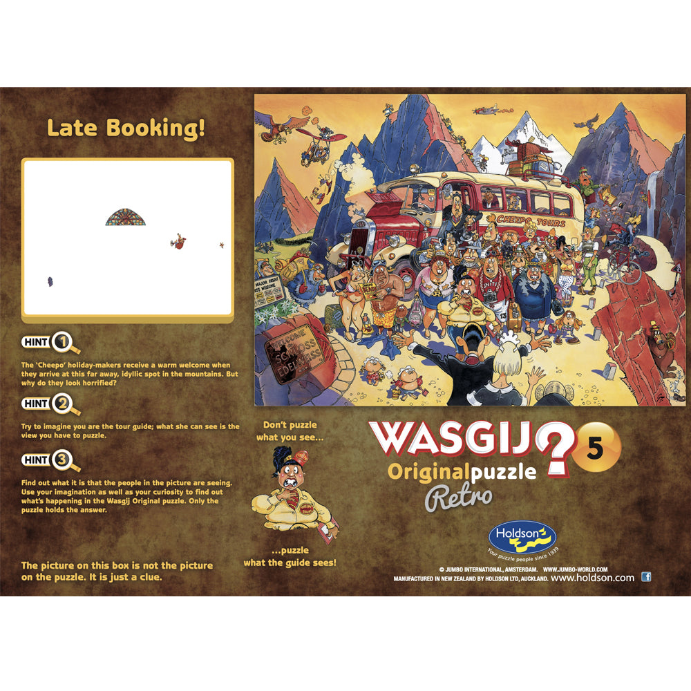Wasgij? Retro Original #5: Late booking, 500XL pc