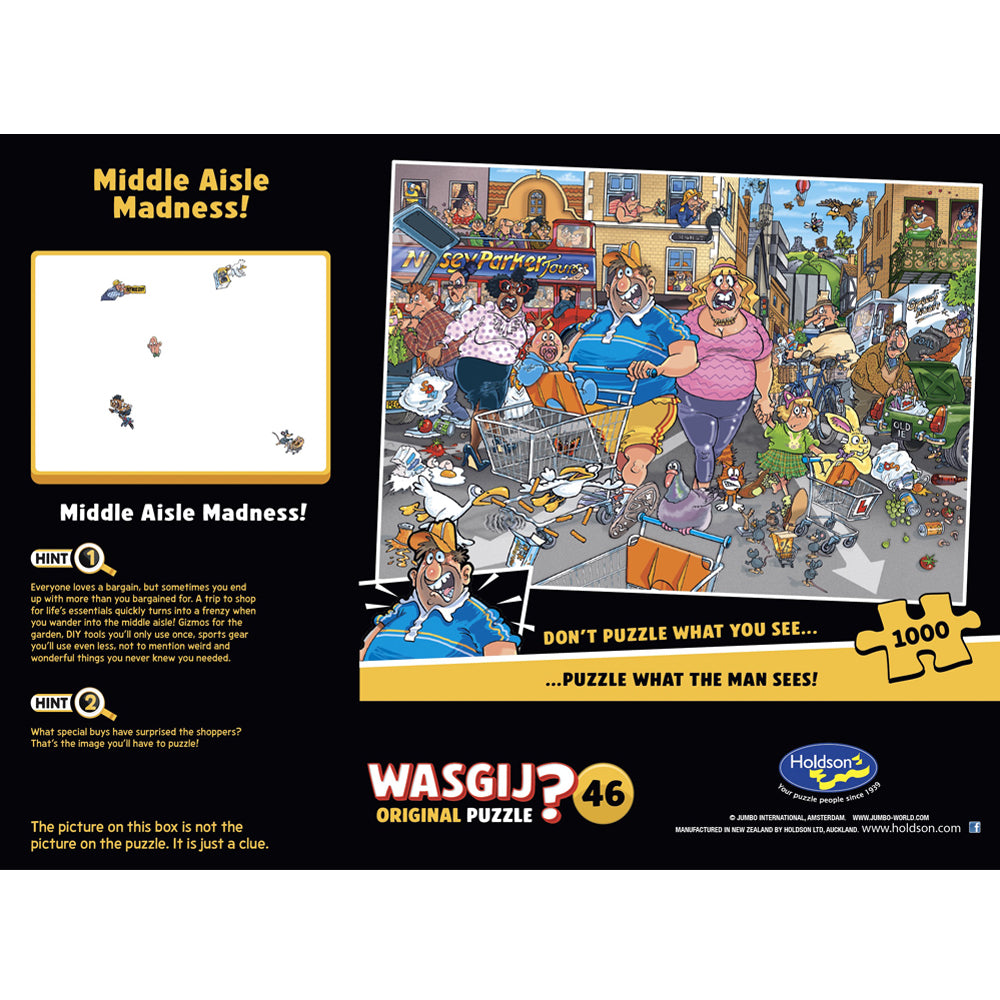 Wasgij? Original 46: Middle Aisle Madness, 1000pc
