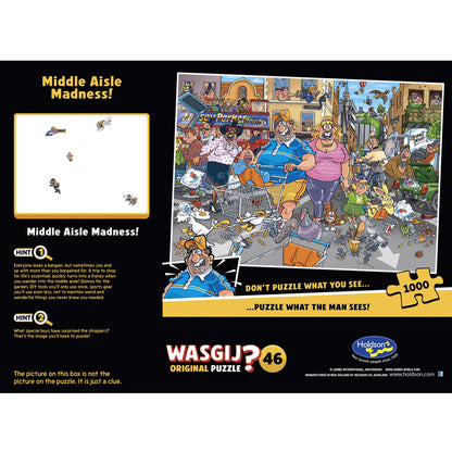 Wasgij? Original 46: Middle Aisle Madness, 1000pc