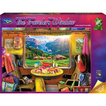 The Travelers Window, Switzerland Train Ride, 1000pc
